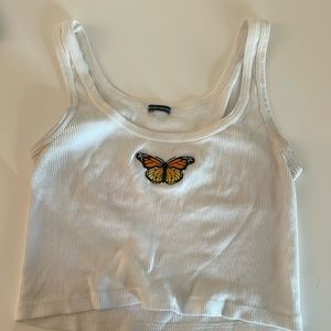BRANDY MELVILLE BUTTERFLY TANK